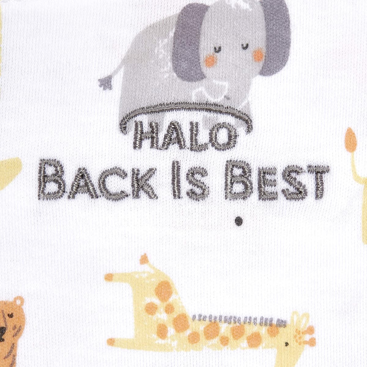 HALO 100% Cotton Sleepsack Swaddle, 3-Way Adjustable Wearable Blanket, TOG 1.5, Jungle, Small (Pack of 1) — view 2