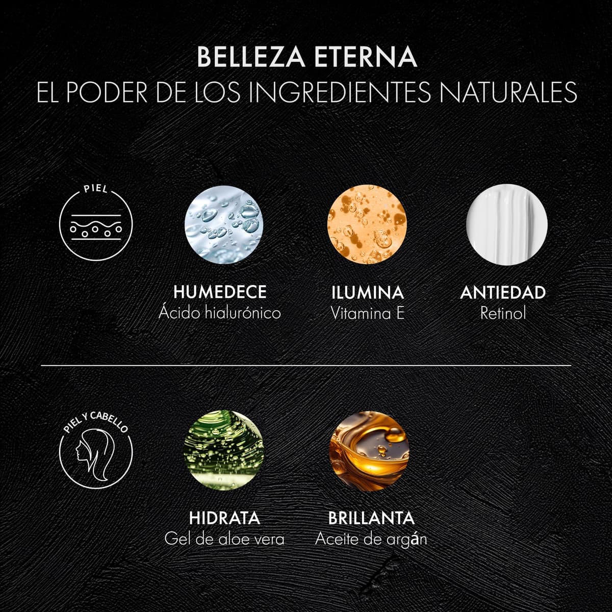 Satin Naturel Set de Regalo de Lujo para Mujer 5x30 ml – Gel de Aloe Vera, Aceite de Argán, Sérum Vitamina C, Sérum Ácido Hialurónico y Crema con Retinol – Cosmética Vegana – Edición Premium — view 7