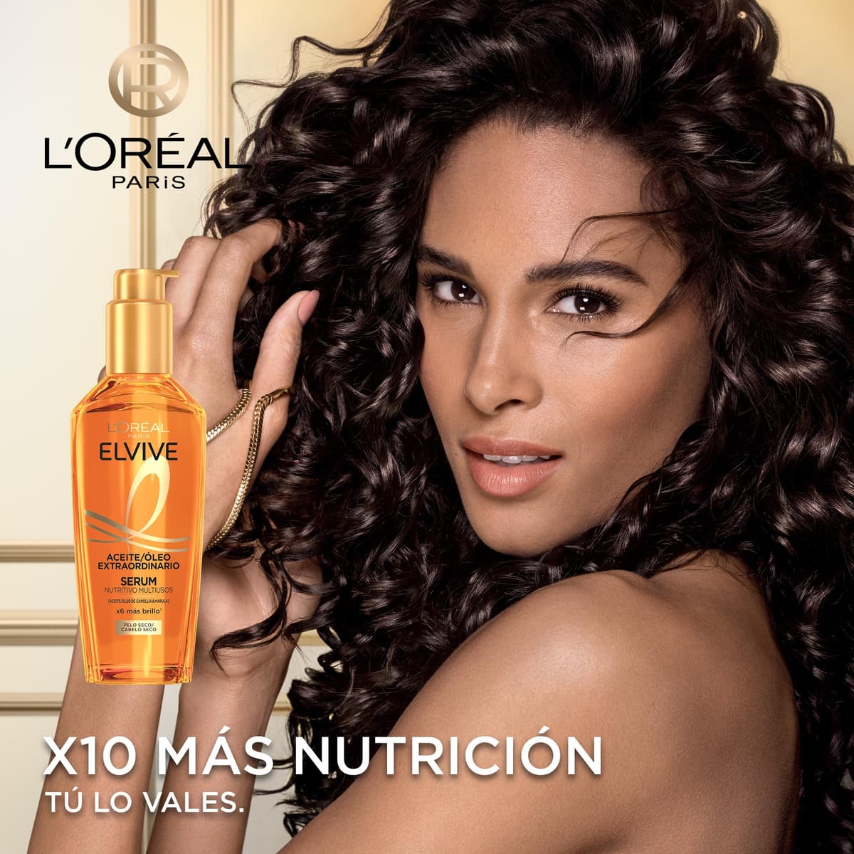 L'Oréal Paris Aceite Tratamiento Sublimador Para El Cabello, Para Pelo/Cabelo Seco, Elvive Aceite Extraordinario, 100 ml — view 4