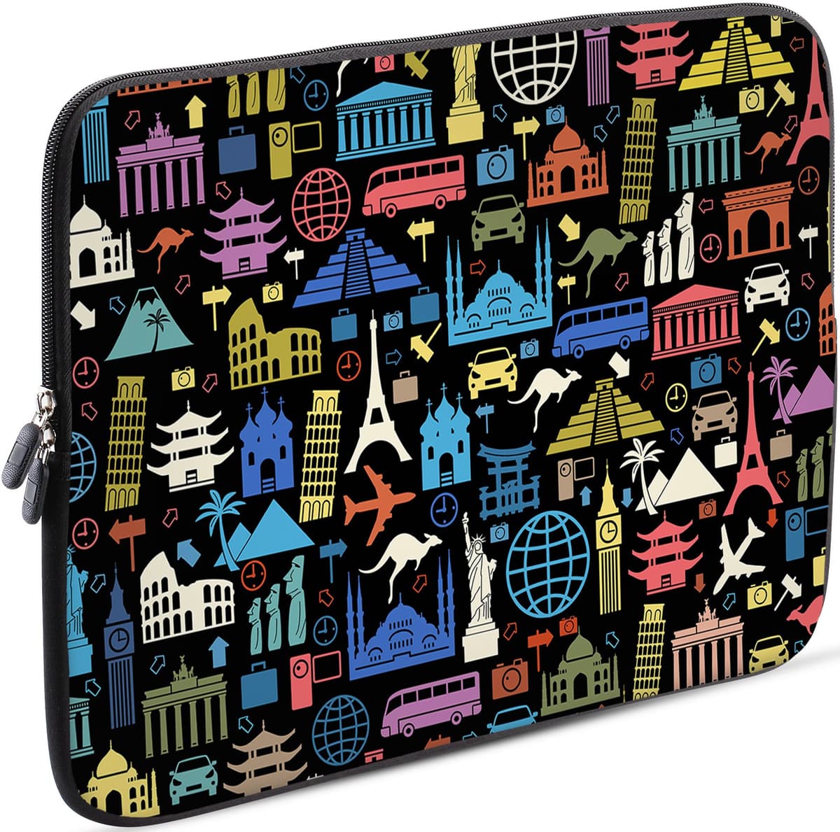Sidorenko 11,6 Pulgada Funda Laptop para MacBook/Chromebook | Funda para computadora de Neopreno | Funda con Cremallera Duradera Protección de 3 Capas, Resistentes al Agua — view 13
