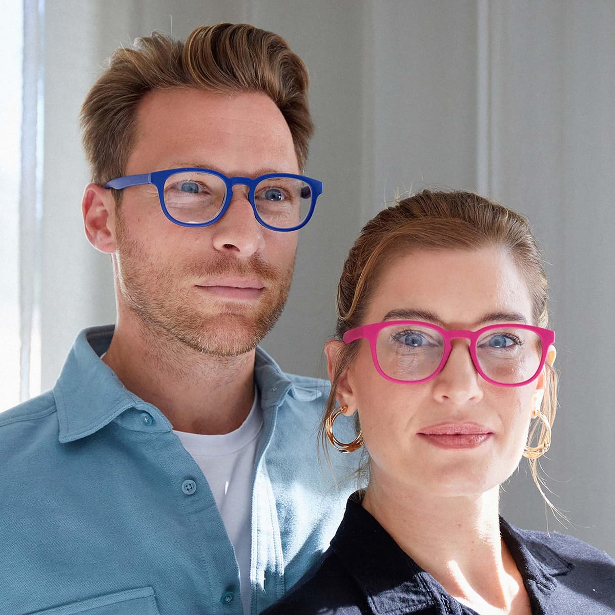 OPULIZE Pop Gafas de Lectura Pack de 2 Redondas Violeta Mate — view 3