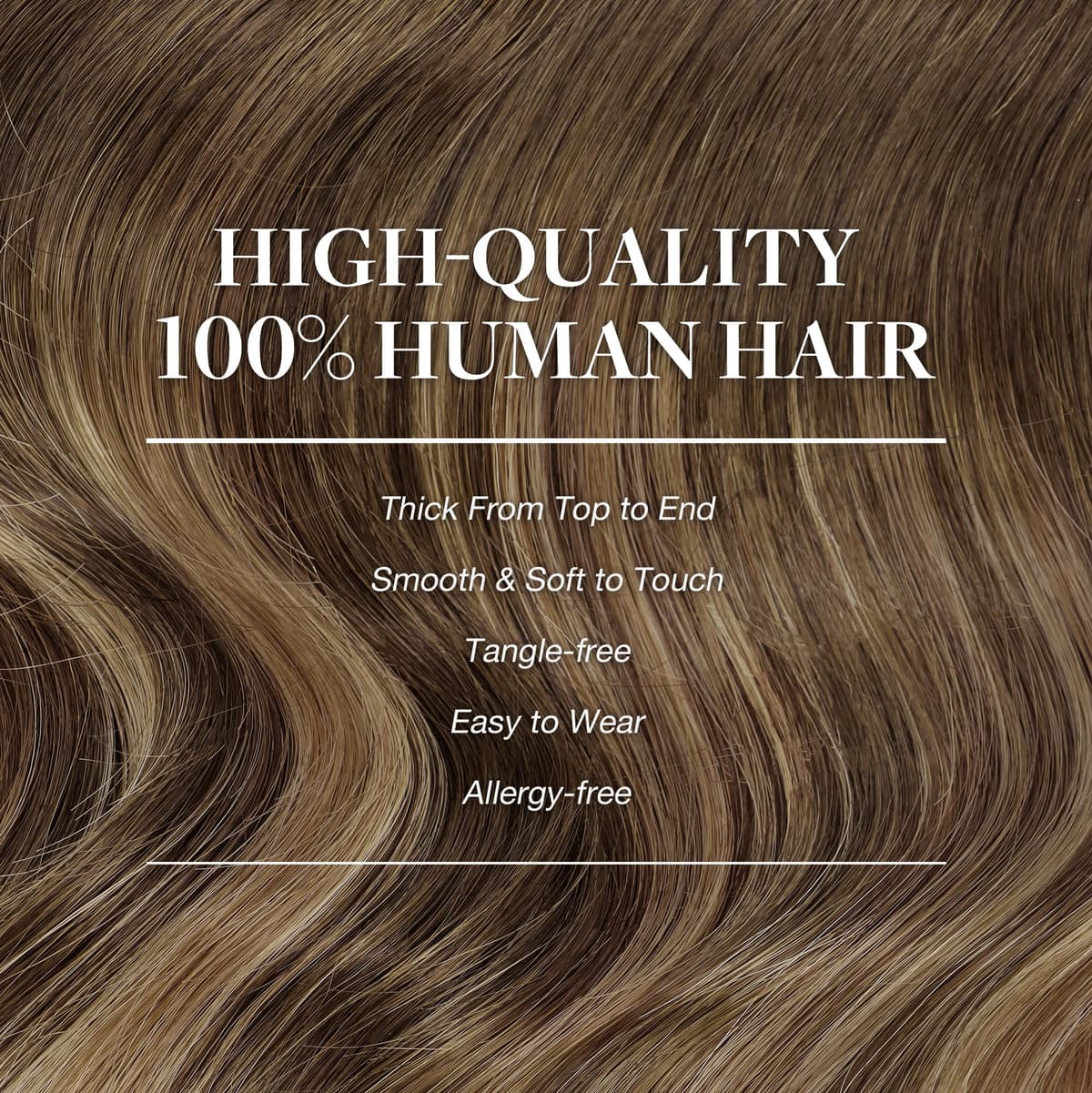 GOO GOO Clip in Hair Extensions Human Hair, 18inch 150g 9Pcs, #2 Dark Brown, Hair extensions for women, Human Hair Extensions Clip in — view 248