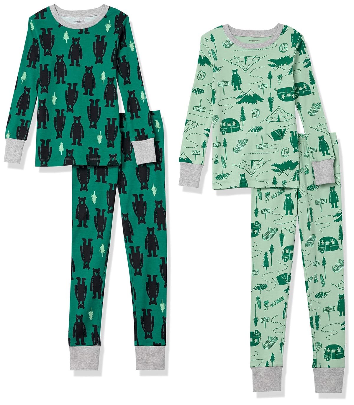 Amazon Essentials Unisex Baby Snug-Fit Cotton Pyjama Sleepwear Sets — view 20