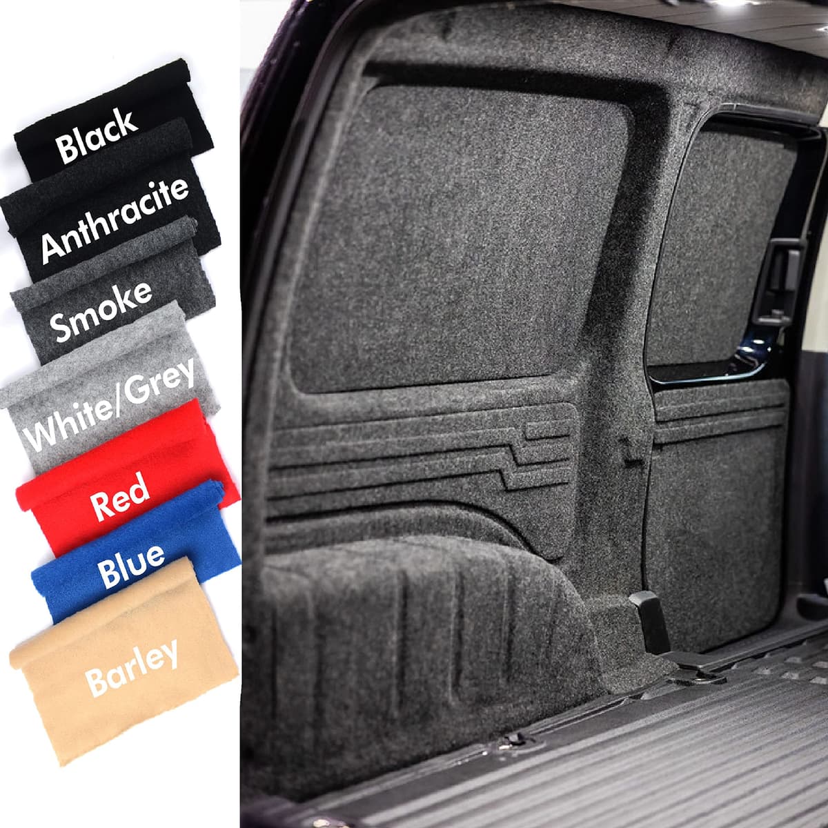 4 Way Super Stretch Lining Carpet for Camper Van Motorhome Car Vehicle Interior(Smoke,2 Metre x 2 Metre) — view 6