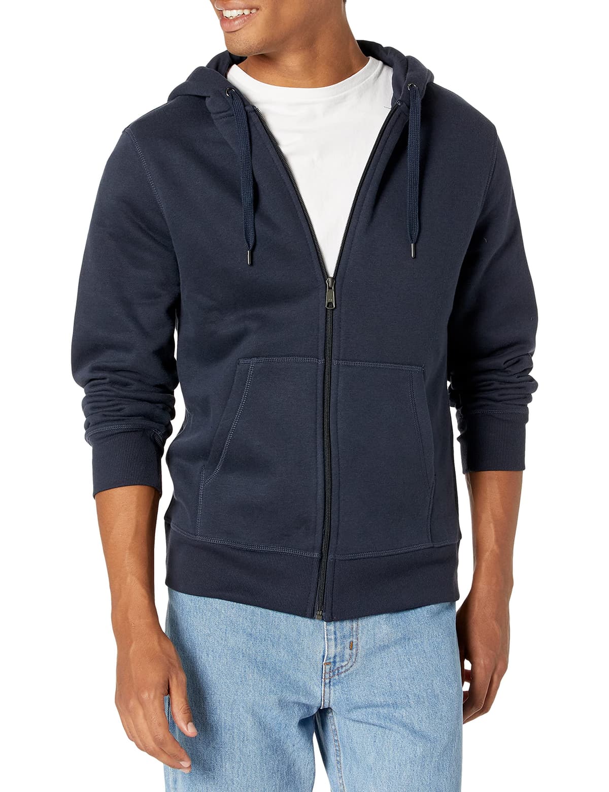 Amazon Essentials Chaqueta de Felpa con Cremallera Completa (Disponible en Tallas Grandes y Largos Especiales) Hombre