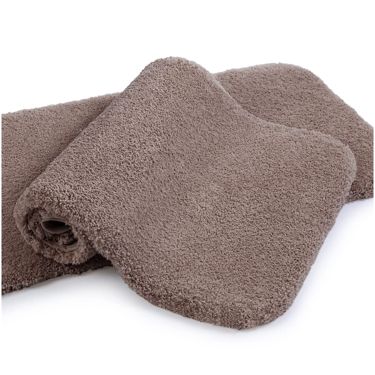 VANZAVANZU Alfombra de Ducha Antideslizante Espesa Absorbente Ultra Suave - Alfombrilla de Baño Mullido Microfibra, Lavable a Máquina - 40 x 60cm (Gris Claro) — view 13