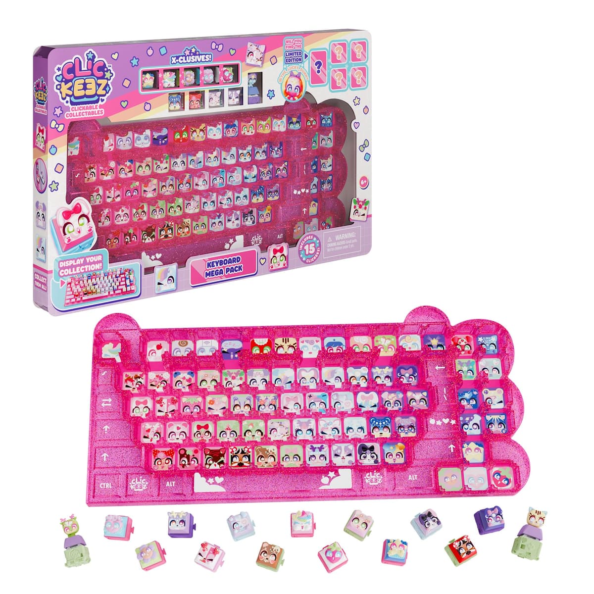 Bizak Clickeez Multi Pack 5 Serie 2, Pack 5 Teclas coleccionables con Llavero, más de 70 Modelos nuevos, Conecta e intercambia,a Partir de 6 años (64554110) — view 11