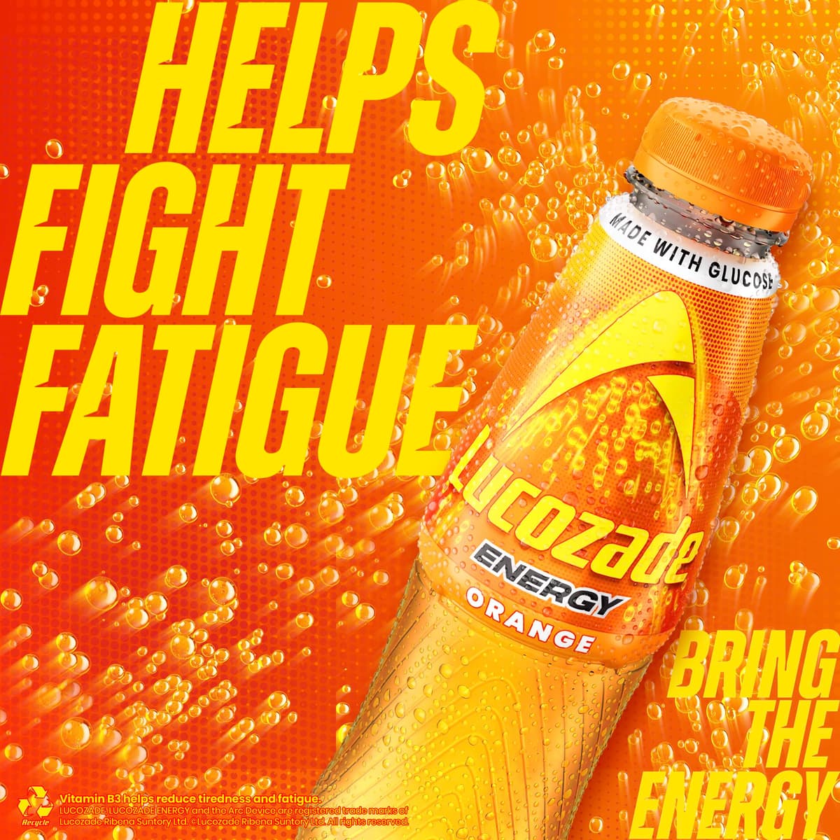 Lucozade Energy Orange 380ml (Pack of 4) — view 5