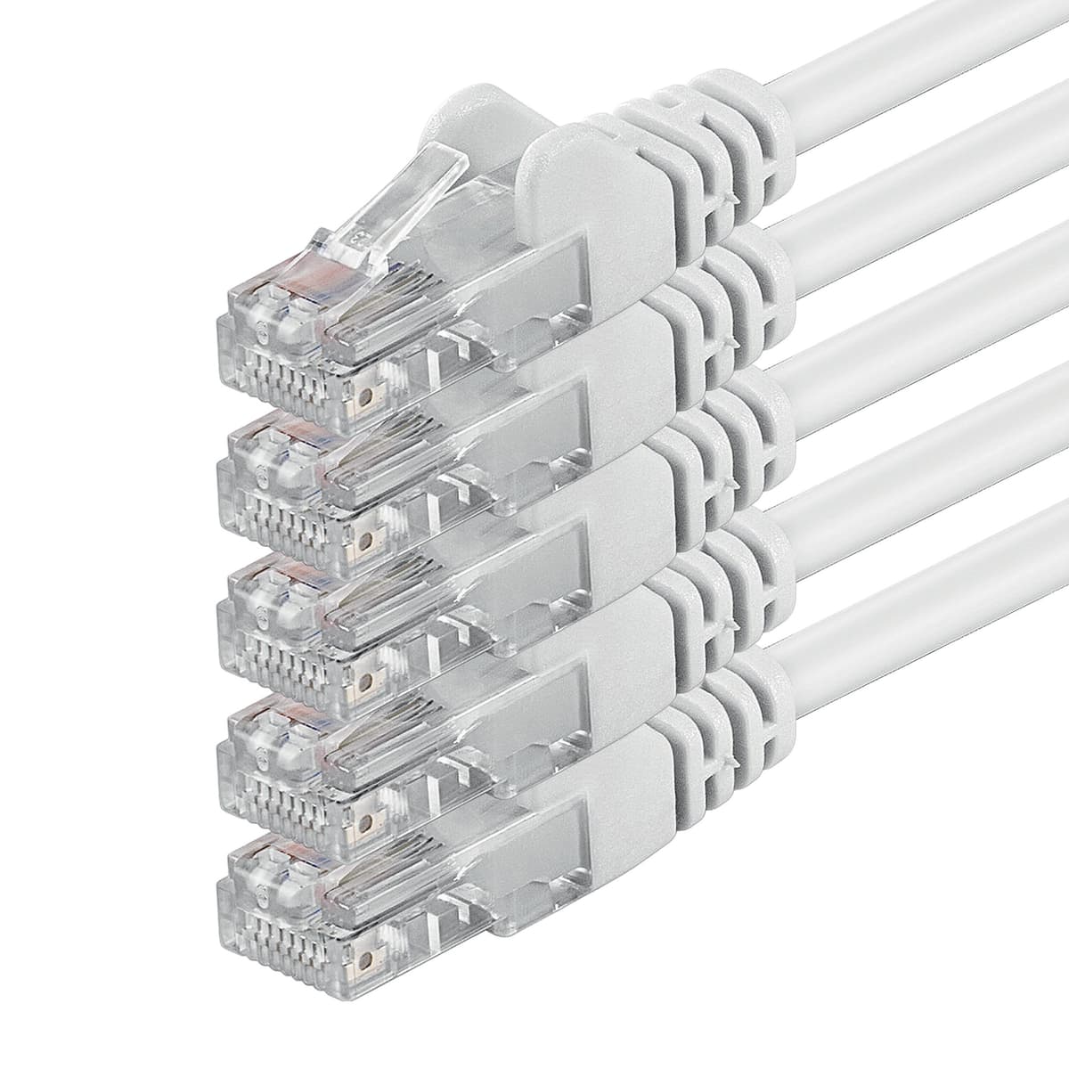 1aTTack.de 0.25m - black - 10 pieces - (PACK) - CAT.6 CAT6 Ethernet LAN network cable 1000 Mbit/s patch cable — view 137