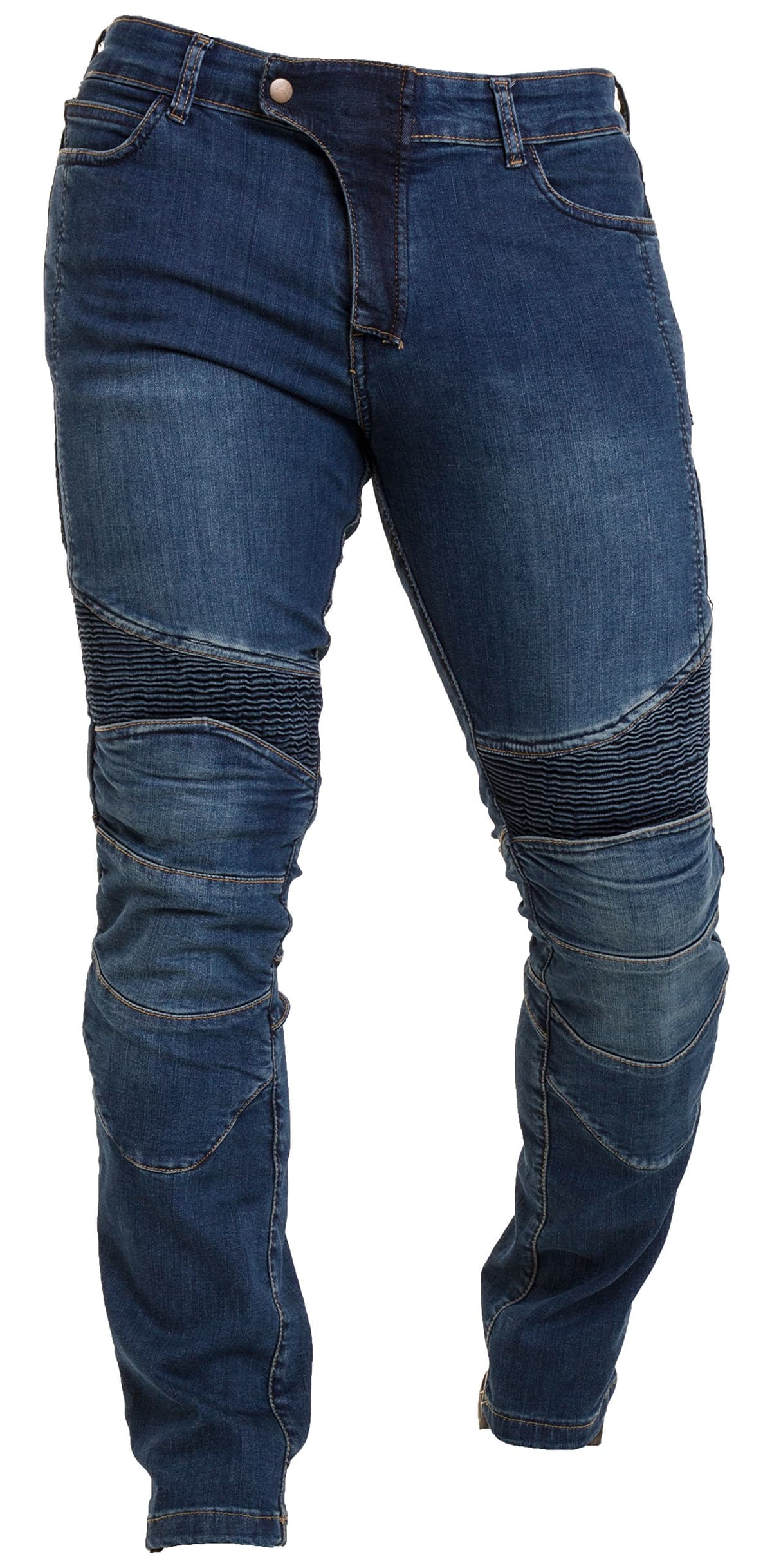 Men's Motorcycle Jeans Aramid Protective Linning Motorbike Denim Jeans Riding Pants with Removable Armour Biker Trousers for Men — view 9
