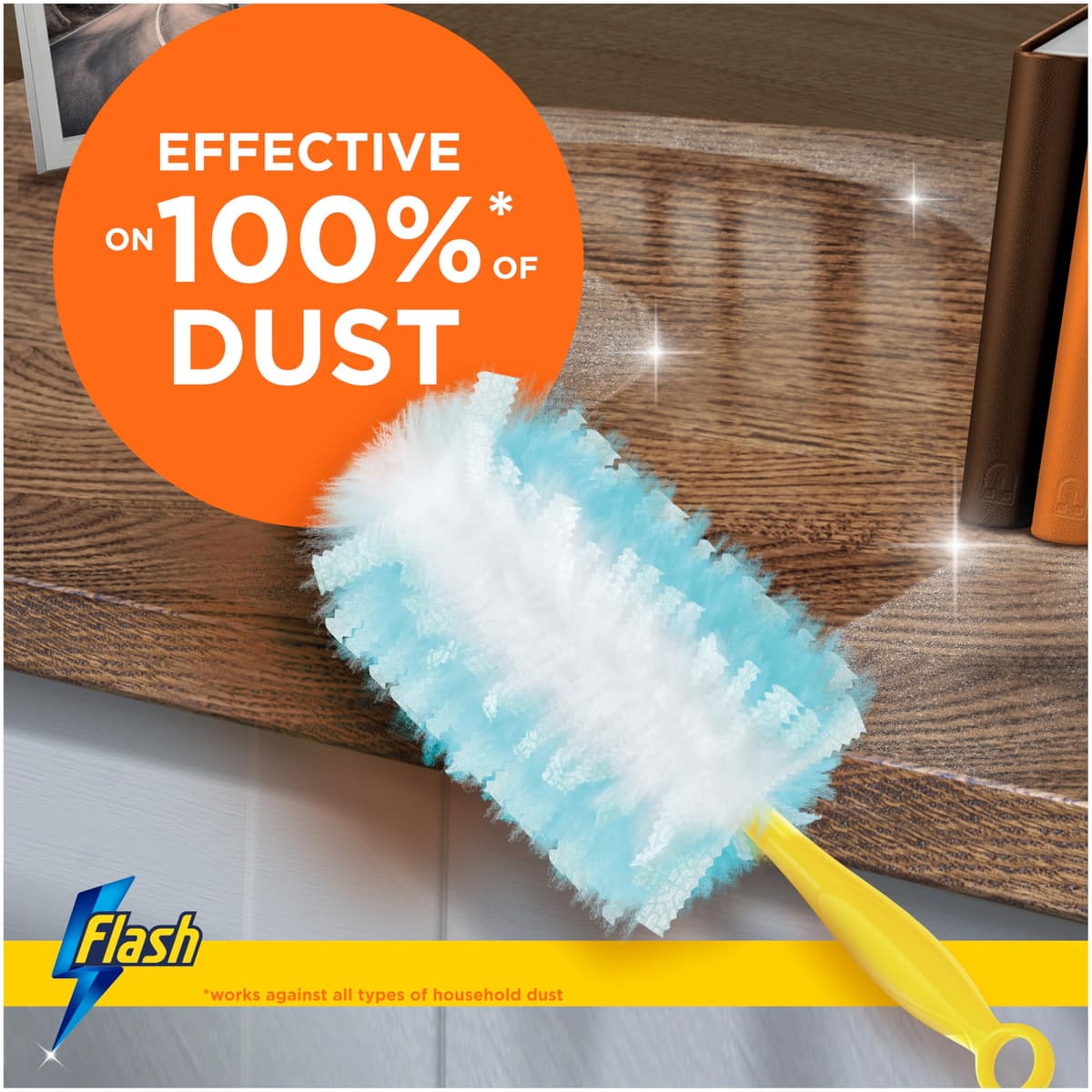 Flash Duster Dust Magnet Refills, Fluffy Dusters Refills, 25 Scented Dusters (5x5), Effective on 100% of Dust, Dust Magnet — view 2