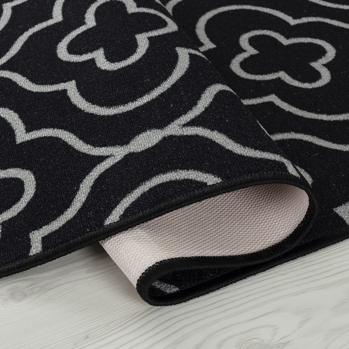 Serdim Rugs Washable Door Mat Kitchen Mats Non Slip Quatrefoil Design Hall Runner- Indoor Door Mat - Hallway-Passage Corridor Doormats - Floor Mat — view 2