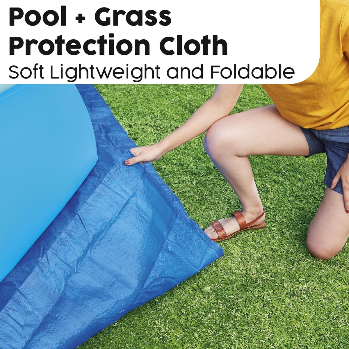 Bestway Ground Protector Cloth for Above Ground Pools and Hot Tub Spas, 3.3m — view 3