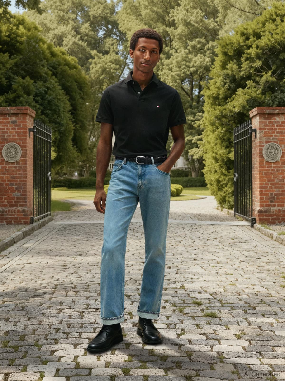 Tommy Hilfiger Polo de Manga Corta Hombre 1985 Regular Fit — view 4