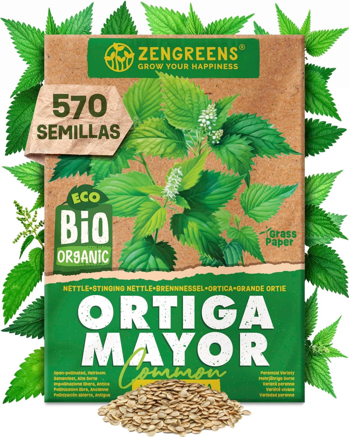 ZenGreens® - Set de semillas de hierbas medicinales y para infusiones eco - 10 variedades para cultivar fácilmente en el jardín, balcón o parterre elevado - Sementes verduras — view 21
