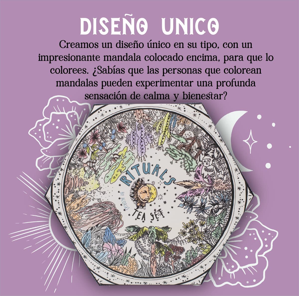 ACORUS | Surtido de té Rituals | Juego de regalo de caja de cesta de té surtido natural de 6 tés diferentes | Crea tus rituales diarios | Cuadro de selección grande | 60 bolsitas de te — view 2