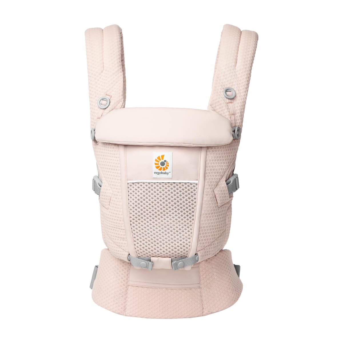 Ergobaby Mochila portabebé Adapt para recién nacidos desde el nacimiento, portabebé ergonómico de malla SoftFlex de 3 posiciones para transportar en el abdomen y en la espalda, Slate Blue — view 9