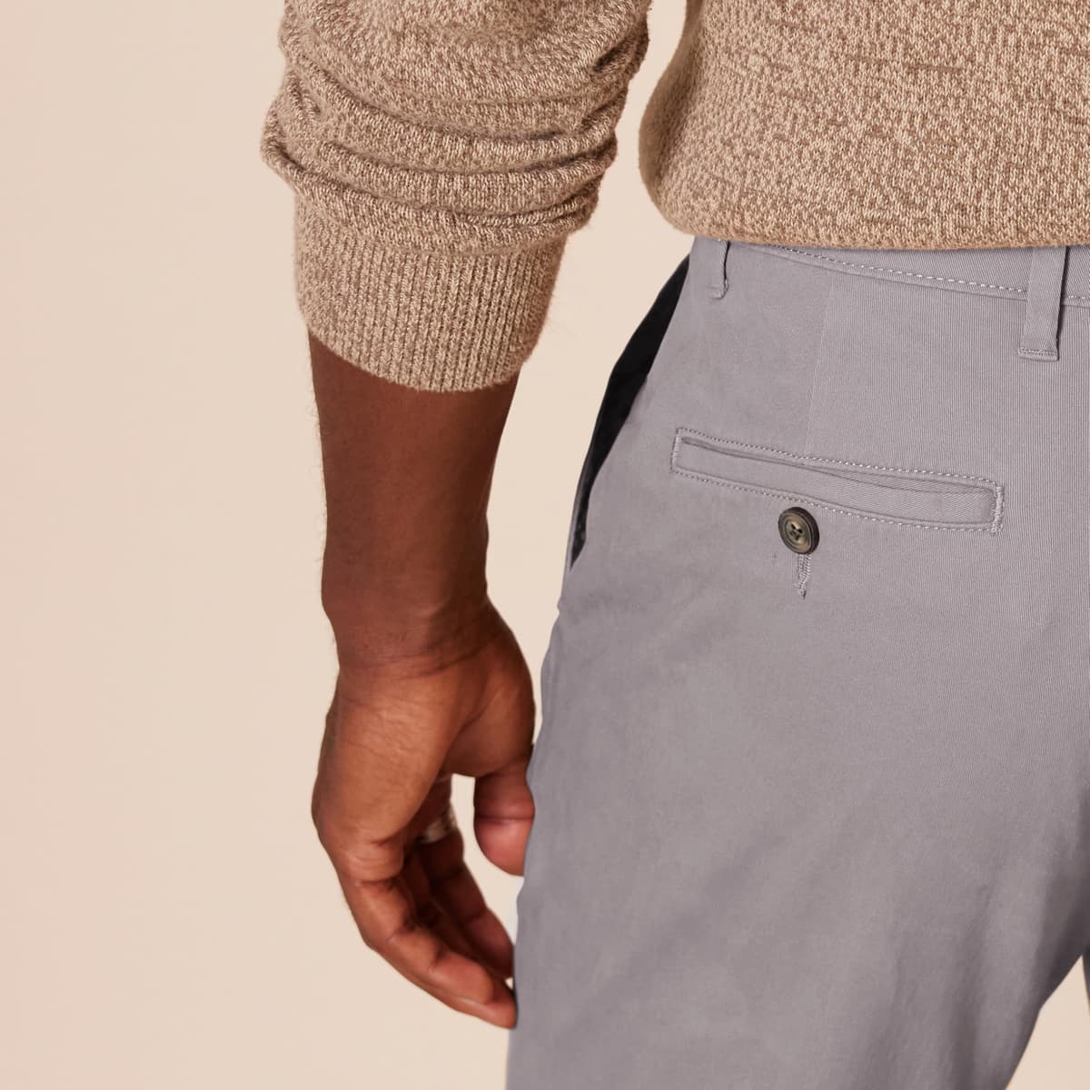 Amazon Essentials Men's Slim-Fit Casual Stretch Chino Trousers — view 4