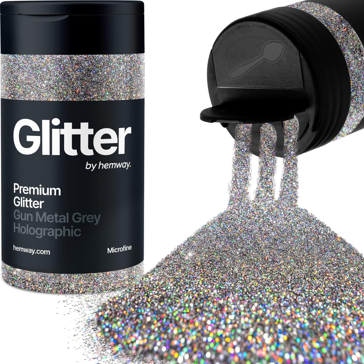 Light Rose Gold Glitter Shaker, 130g Ultrafine Glitter, Crafts 1/128" Metallic Flake Light Rose Gold Sequins, Resin & Epoxy Crafts, Decorating, Halloween, Christmas Nail, Face, Hemway — view 278