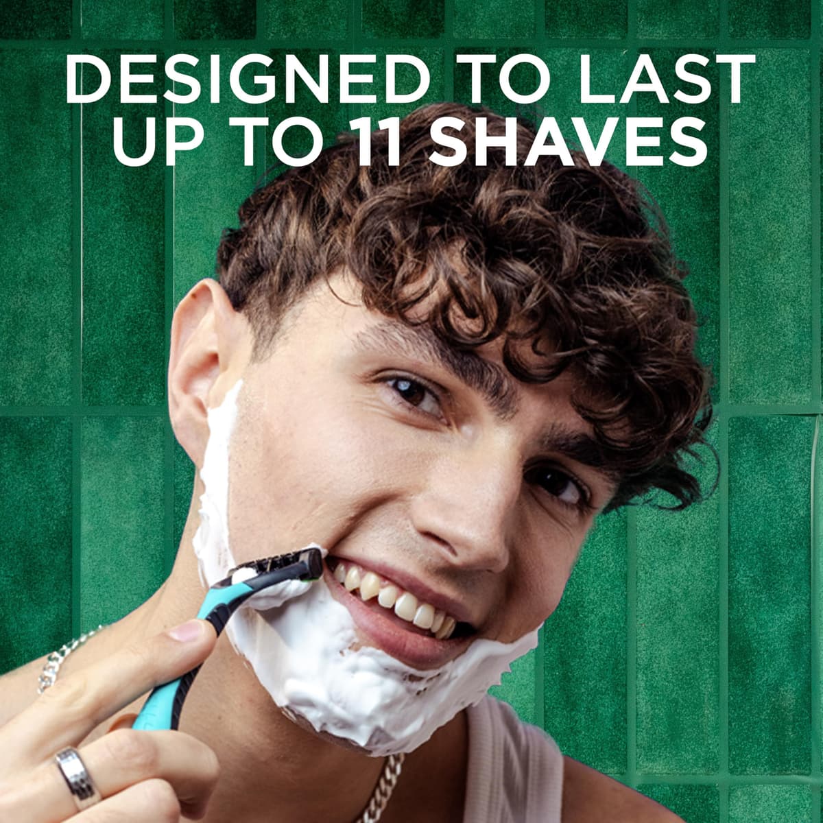 Wilkinson Sword Xtreme 3 Sensitive Men's Disposable Razors, Great Addition to Wash Bags for Men's Grooming, Great Shavers for Routine Shaving, 8 Pack — view 3