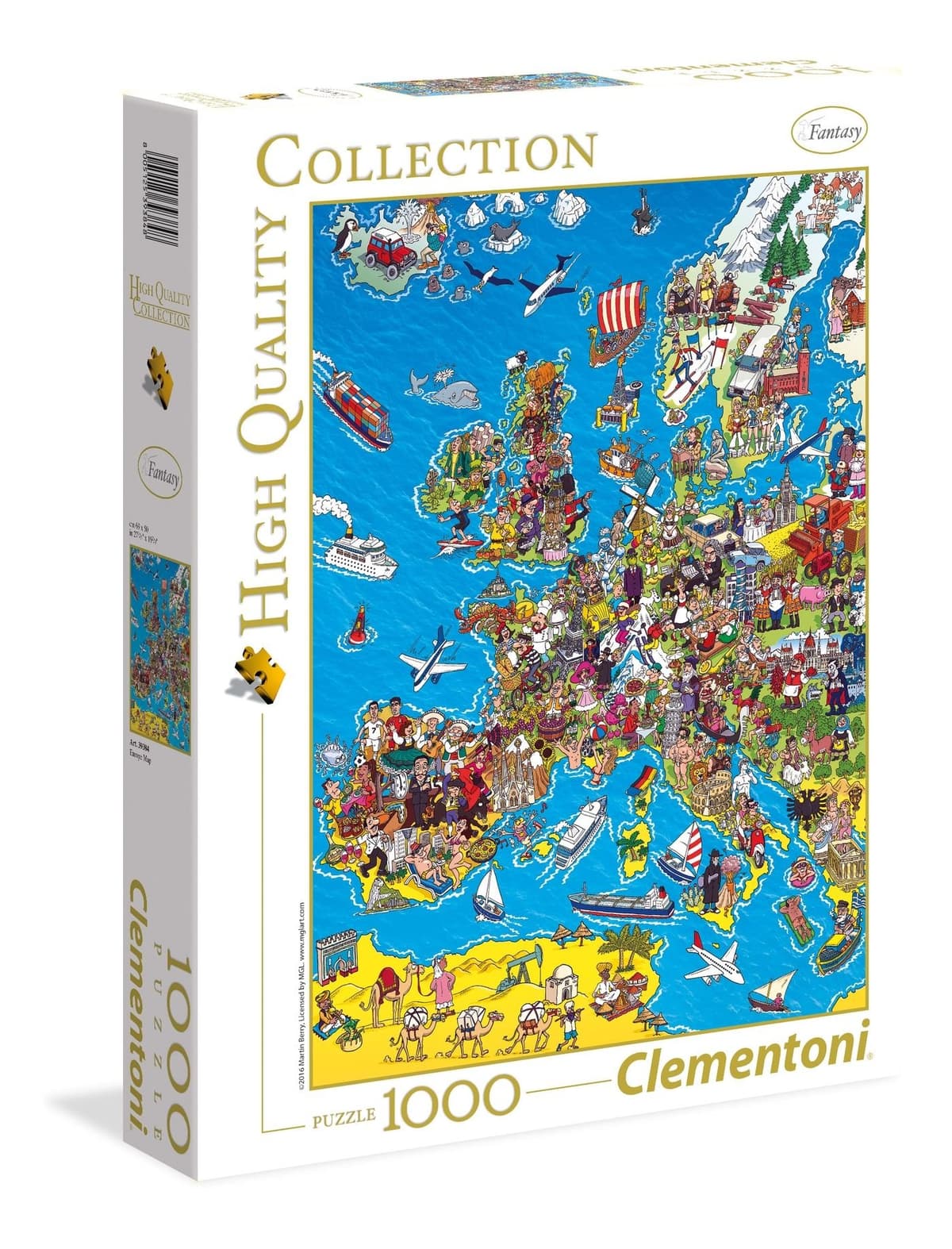 Clementoni Puzzle 1000 Piezas Paisaje Naturaleza Mont Saint Michel, Puzzle Adulto Naturaleza (39367), Multicolor — view 13