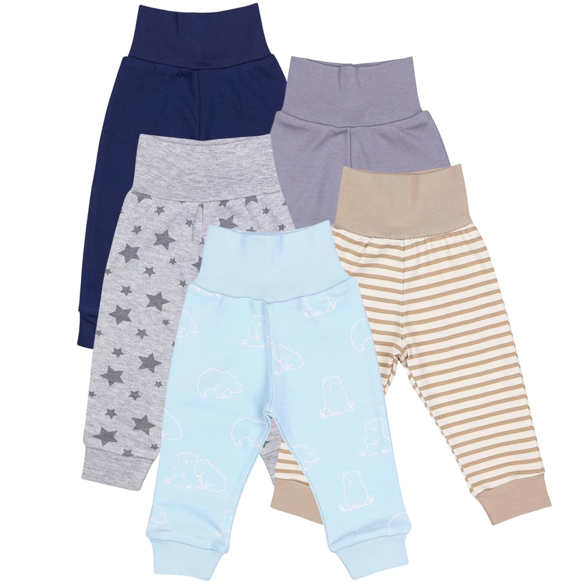 TupTam Pantalones Bebé 5 Unidades – Pantalón Algodón Suave para Bebé Niño y Niña, Certificación Oeko-Tex — view 12