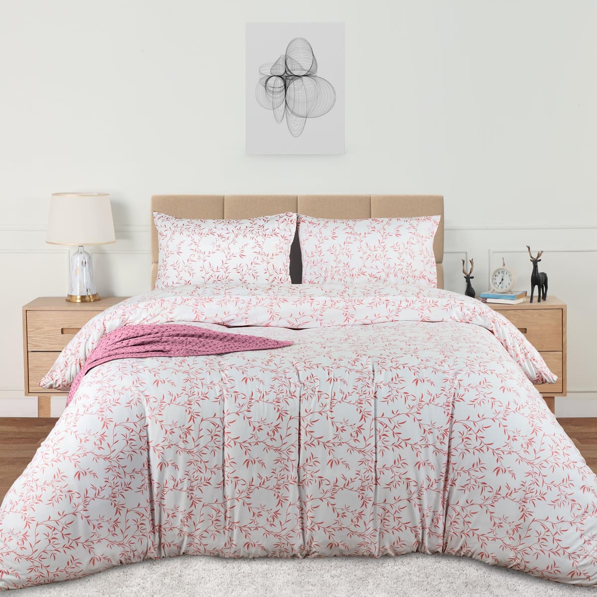 Utopia Bedding Duvet Cover Double - Soft Microfibre Polyester - Bedding Quilt Cover Set, with Pillow cases (Grey) — view 106