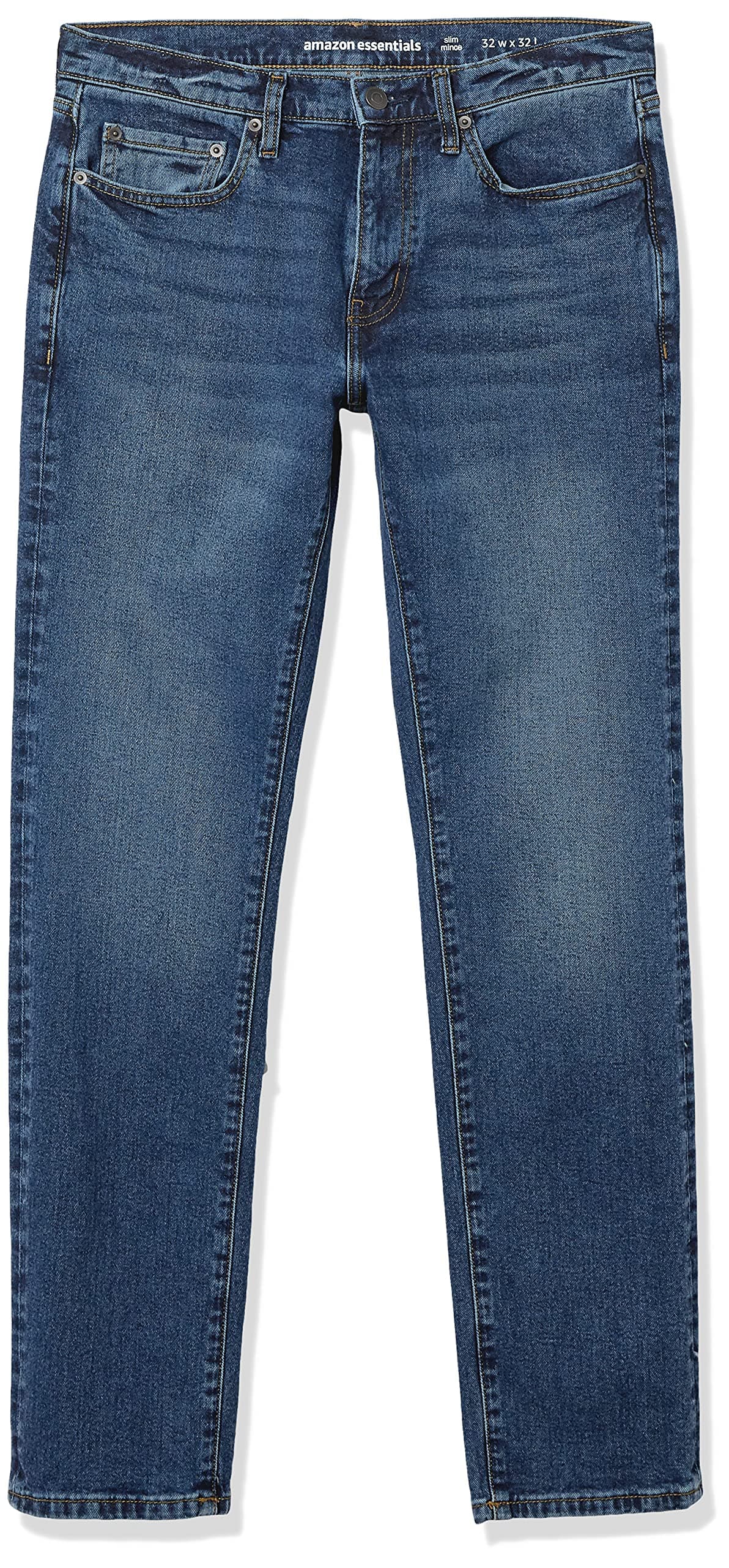 Amazon Essentials Hombre Vaqueros Ajustados - Colores interrumpidos — view 8