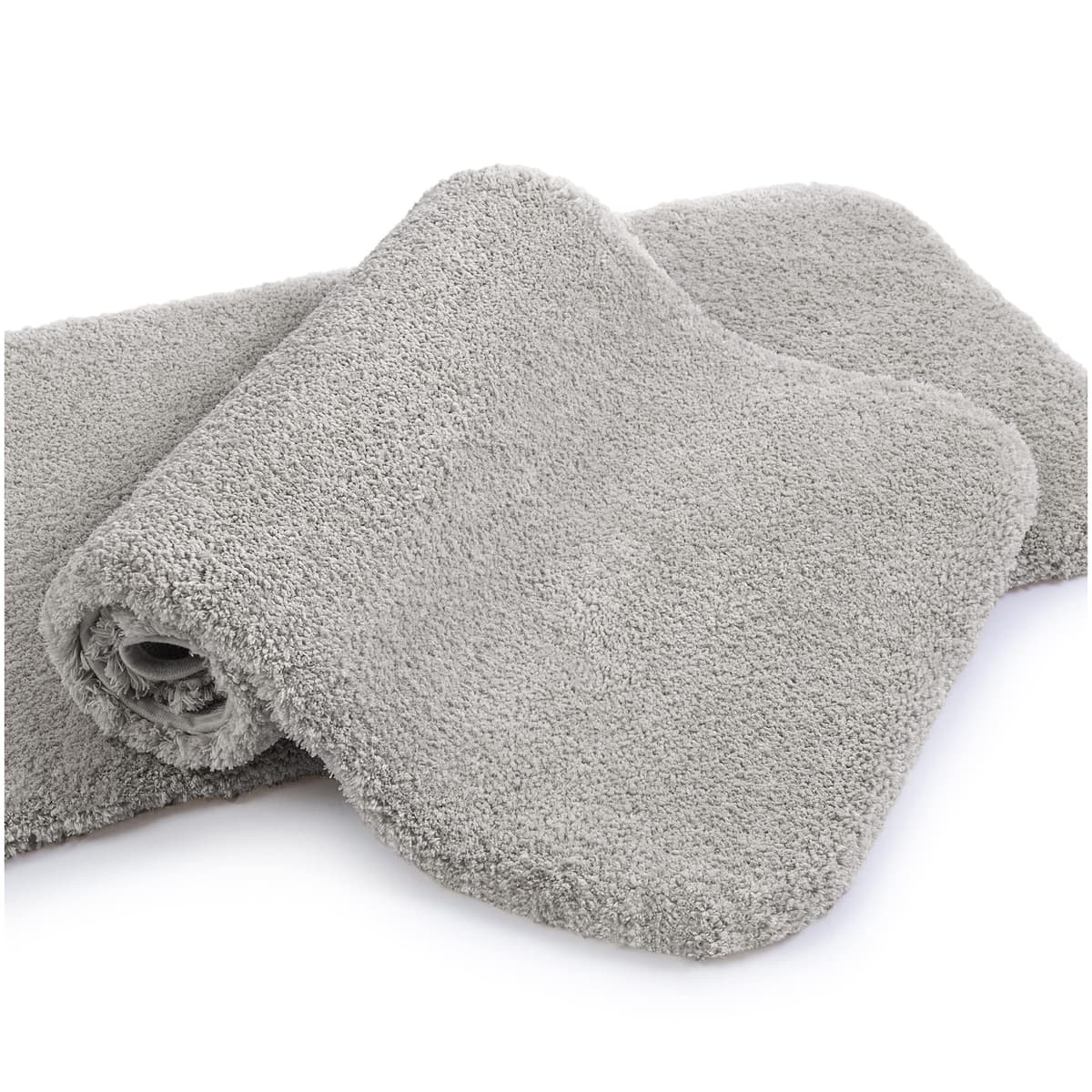 VANZAVANZU Alfombra de Ducha Antideslizante Espesa Absorbente Ultra Suave - Alfombrilla de Baño Mullido Microfibra, Lavable a Máquina - 40 x 60cm (Gris Claro) — view 33