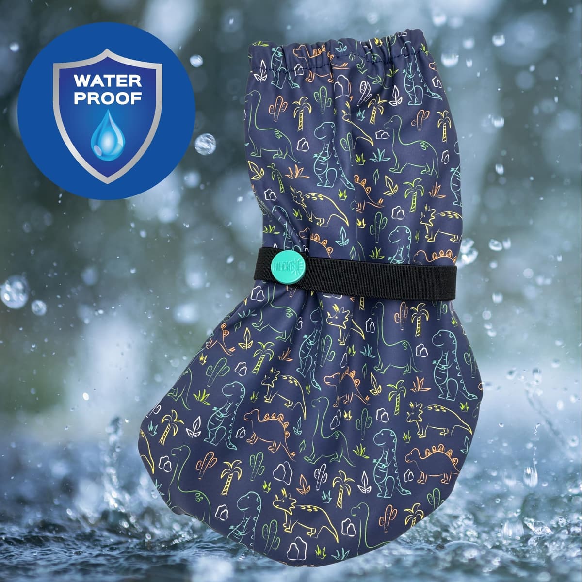 HECKBO Baby rain Booties 3 to 24 Months - Waterproof with Fleece Lining - Different Designs - Outdoor mud Shoes for Babies & Toddlers — view 4