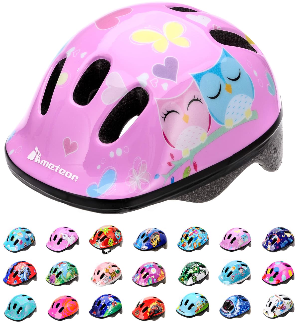 Casco Bicicleta para Niñas y Niños - Helmet Infantil de Bici para Ciclismo MTB Road Race Montaña BMX Carretera y Actividad Ciclista - Rolerskate Patines — view 14