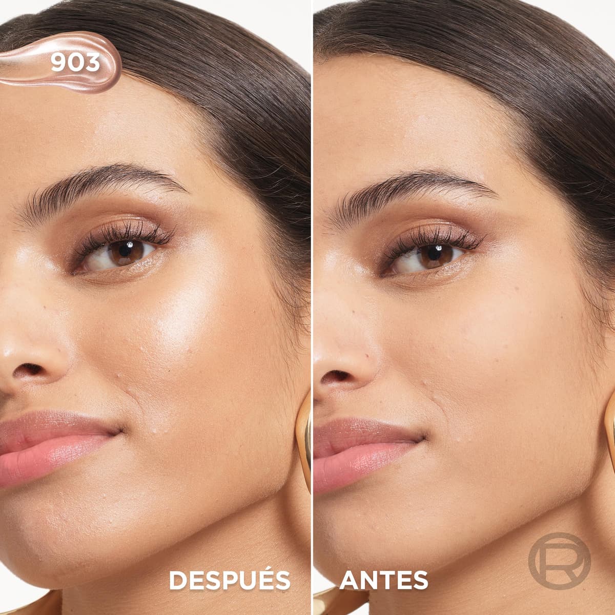 L'Oréal Paris Lumi Glotion fórmula iluminadora, Tono Medium — view 4