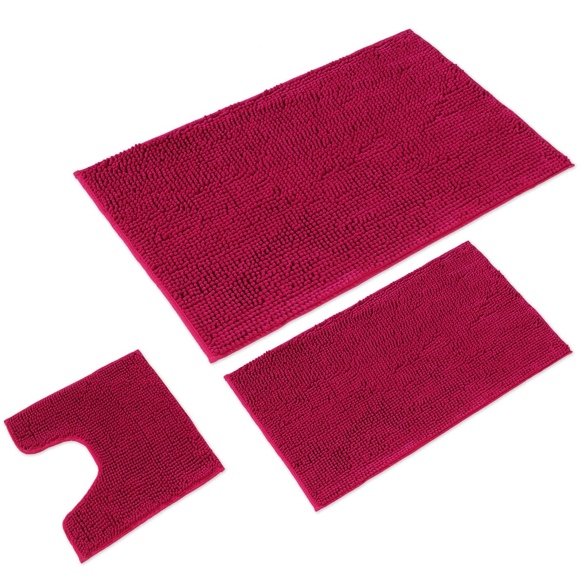 WohnDirect Alfombra Baño Gris 45x45cm • Alfombrilla baño Antideslizante y Lavable • Cómoda Y Súper Absorbente — view 91