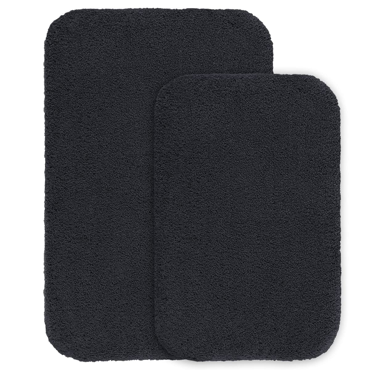 VANZAVANZU Alfombra de Ducha Antideslizante Espesa Absorbente Ultra Suave - Alfombrilla de Baño Mullido Microfibra, Lavable a Máquina - 40 x 60cm (Gris Claro) — view 23