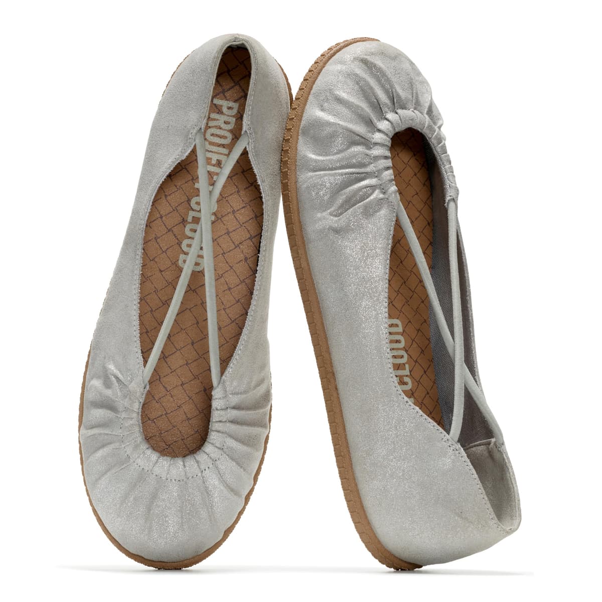 Project Cloud Ballet Flats for Women Comfortable Womens Shoes with Memory Foam Insole & MicroSuede Upper - Mary Jane Shoes Women Footwear - Lightweight Ballerina Womens Flats (Cheers) — view 7