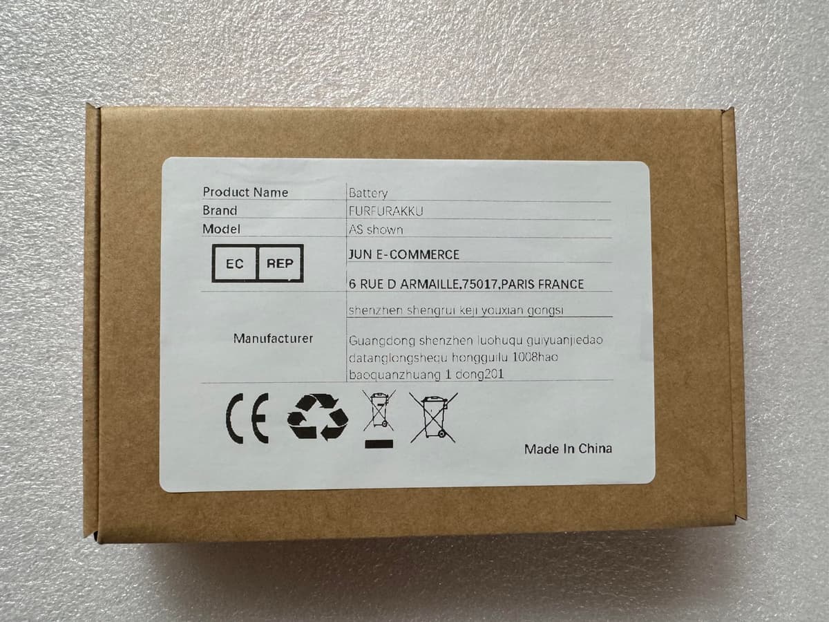 FURFURAKKU (2-Pack) BR-2/3AGCT4A PLC Batería de reemplazo para System A98L-0031-0025 A98L00310025 BR-2/3AGCT4A (Brown Connector) — view 2