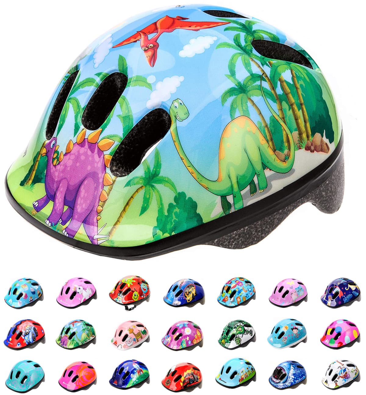 Casco Bicicleta para Niñas y Niños - Helmet Infantil de Bici para Ciclismo MTB Road Race Montaña BMX Carretera y Actividad Ciclista - Rolerskate Patines — view 39