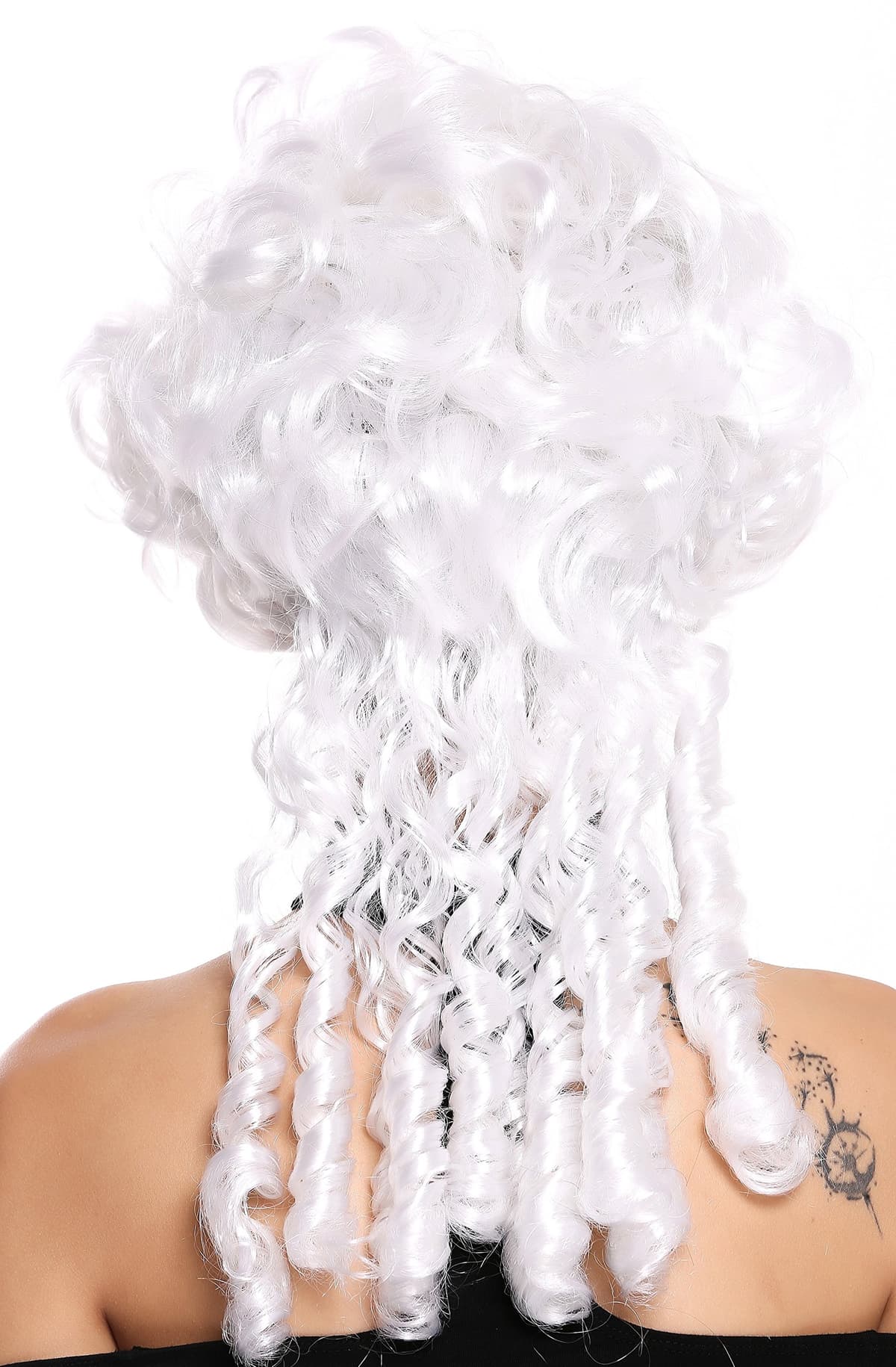 WIG ME UP- DH1009-ZA62 Peluca señoras Mujer Carnaval Barroco Renacimiento Romanticismo menina Princesa rizos Espiral bucles Blanca — view 4