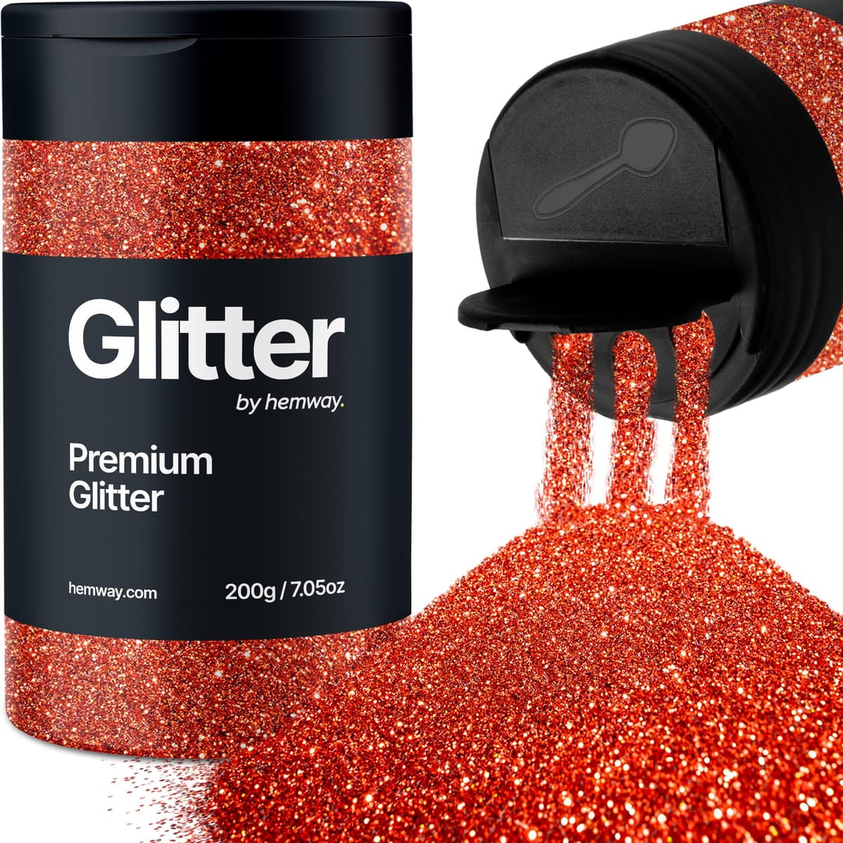 Light Rose Gold Glitter Shaker, 130g Ultrafine Glitter, Crafts 1/128" Metallic Flake Light Rose Gold Sequins, Resin & Epoxy Crafts, Decorating, Halloween, Christmas Nail, Face, Hemway — view 70