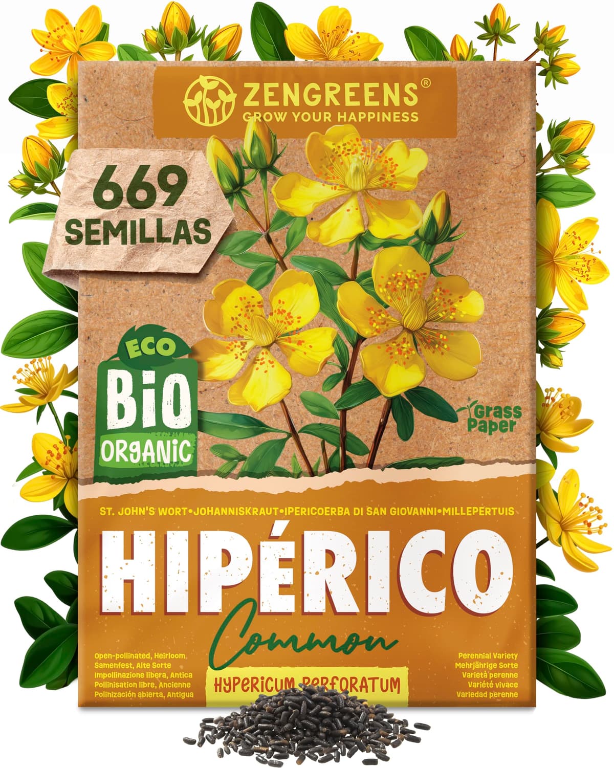 ZenGreens® - Set de semillas de hierbas medicinales y para infusiones eco - 10 variedades para cultivar fácilmente en el jardín, balcón o parterre elevado - Sementes verduras — view 22
