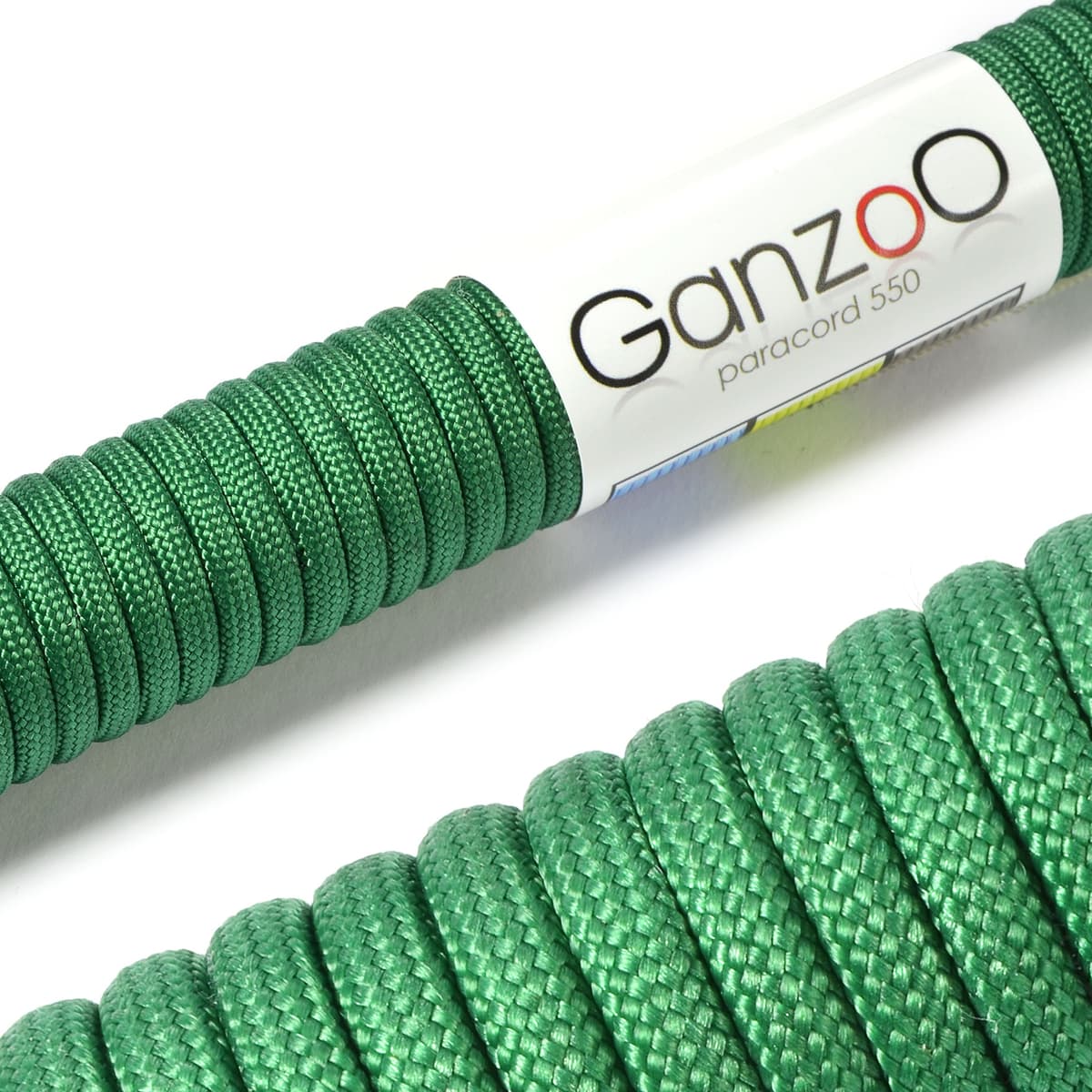 Ganzoo Paracord 550, Cuerda de 4 mm, 30 Metros, Poliéster, Tipo 3-7 Hilos Interiores, Correa de Perro Collar Pulsera, Camping Supervivencia y Cuerda Multiusos, Verde Oscuro — view 16