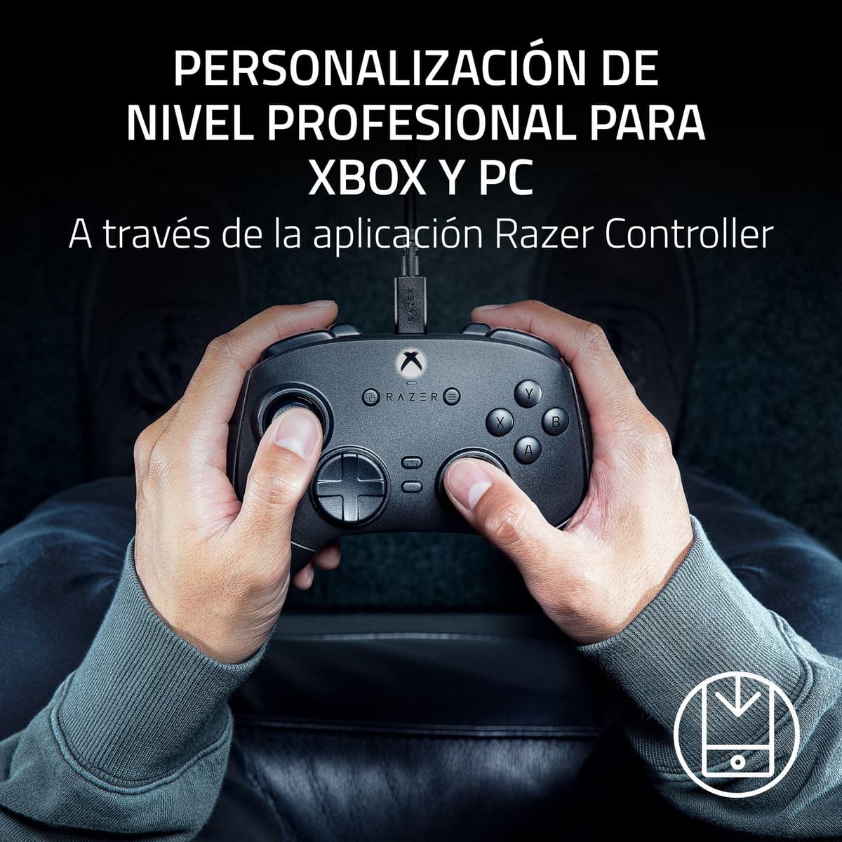 Razer Wolverine V3 Tournament Edition - Mando de deportes con cable para Xbox X|S y PC (botones de acción táctiles Mecha, HyperTriggers Pro, D-Pad de 8 direcciones, cable USB-C de 3m) Negro — view 7