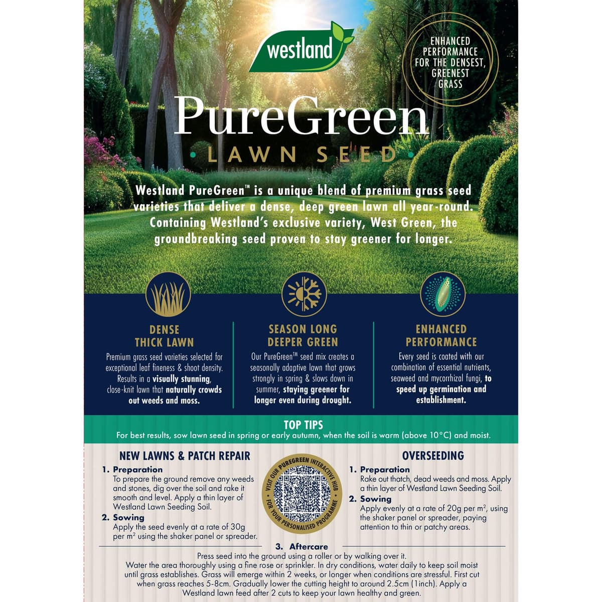 PureGreen Lawn Seed 20m2 Box — view 2