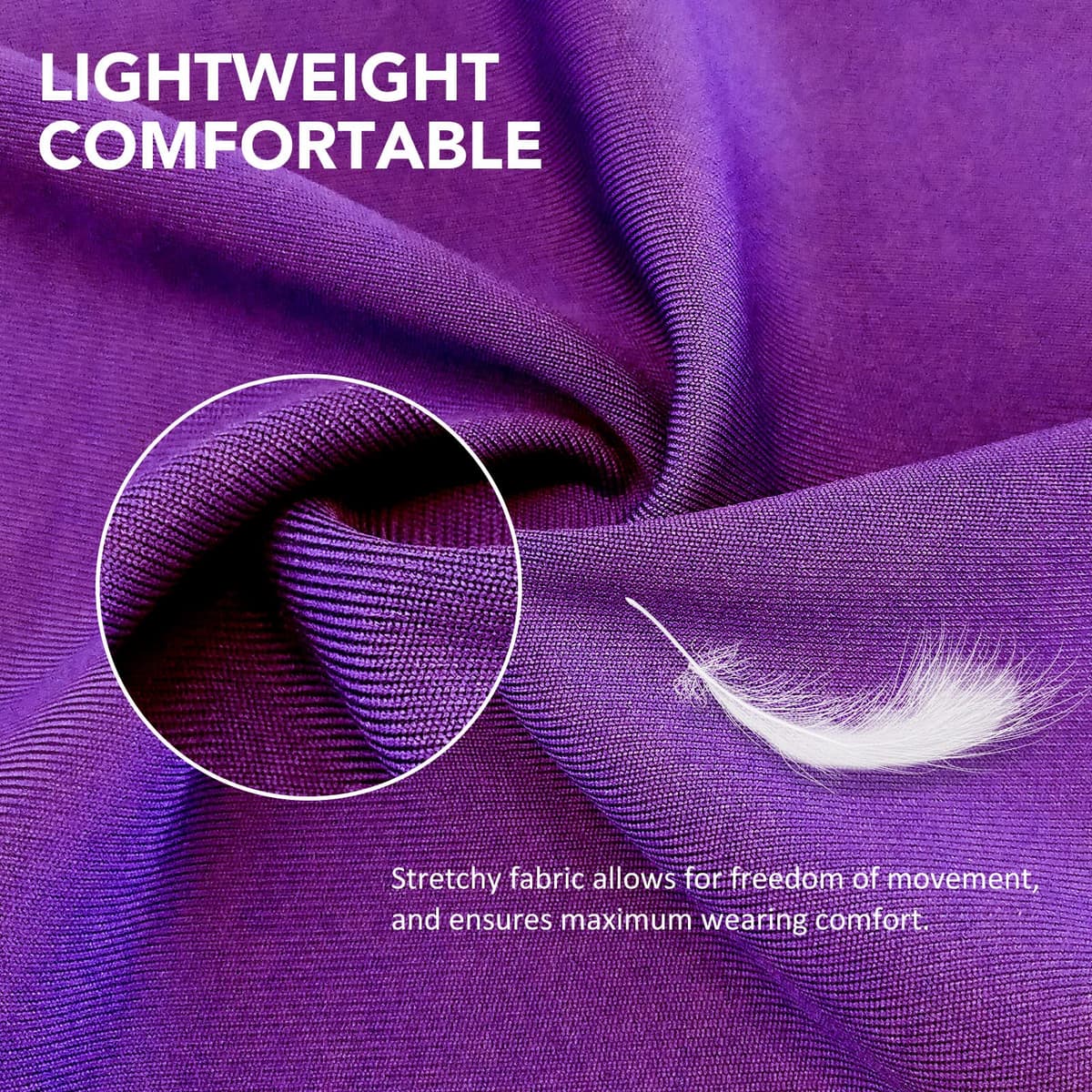 Harrison Howard Super Comfort Stretchy Fly Mask Large Eye Space with UV Protection Soft on Skin with Breathability-Amethyst — view 3