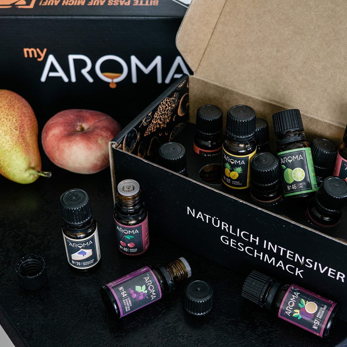 myAROMA | No. 19 (Fresa, 10 ml) | Aroma natural y puro | Gotas aromáticas para agua y cócteles, cocinar y hornear | Sin calorías y sin azúcar — view 5