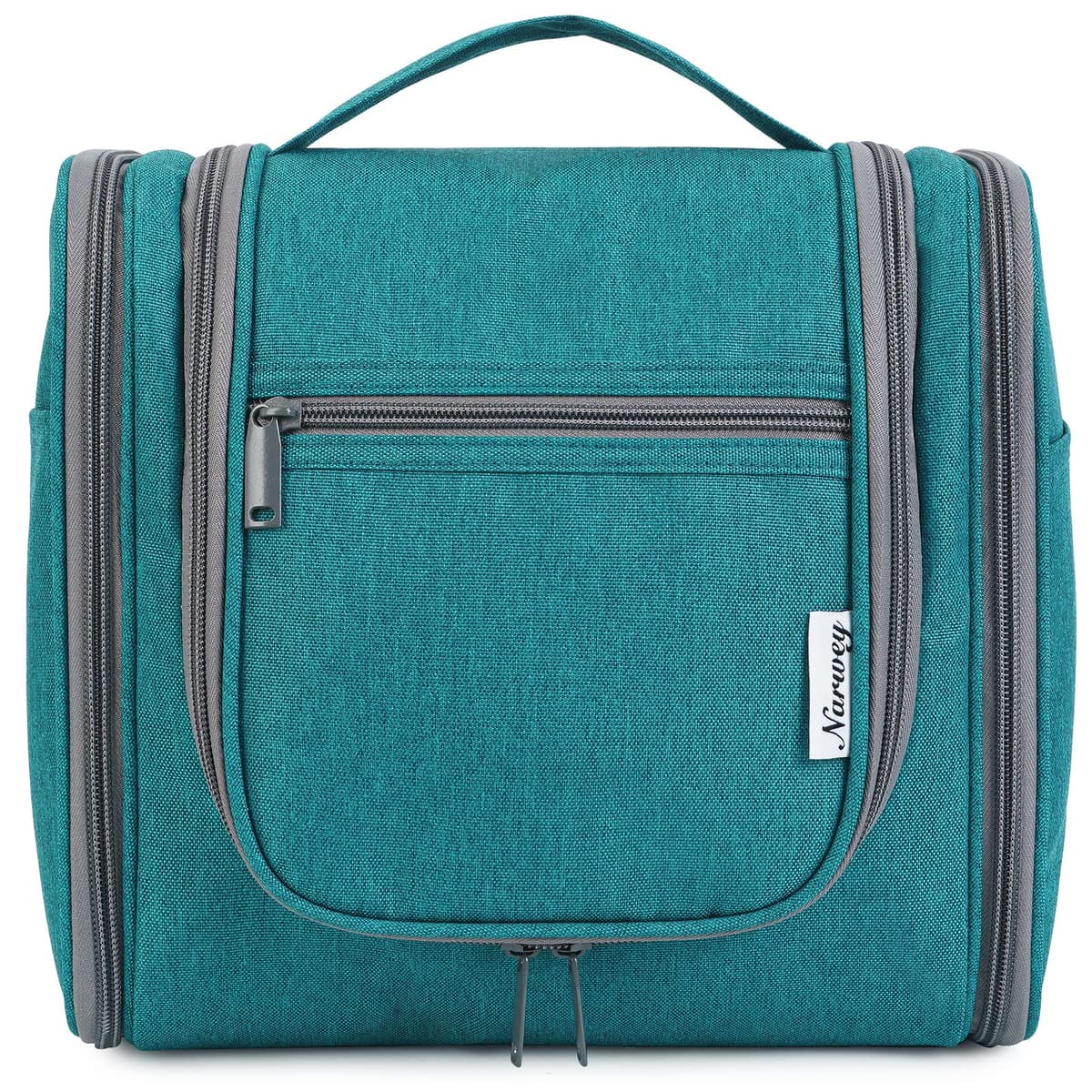 Narwey Neceser Mujer Bolsa de Aseo Colgante, Organizador de Maquillaje Neceser Viaje para Hombre y Mujer Accesorios de Viaje (Negro(Grande)) — view 15