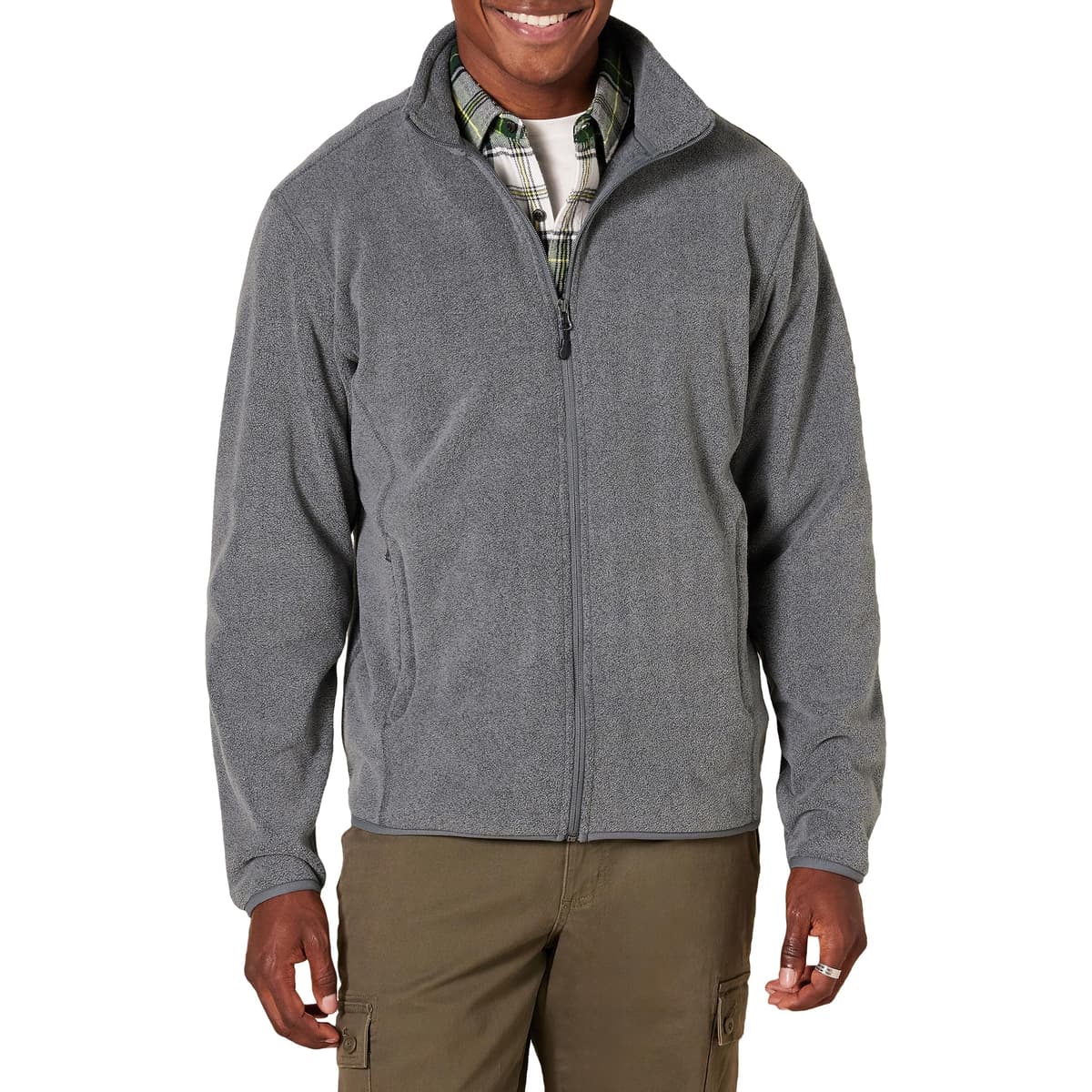 Amazon Essentials Chaqueta de Felpa con Cremallera Completa (Disponible en Tallas Grandes y Largos Especiales) Hombre — view 13