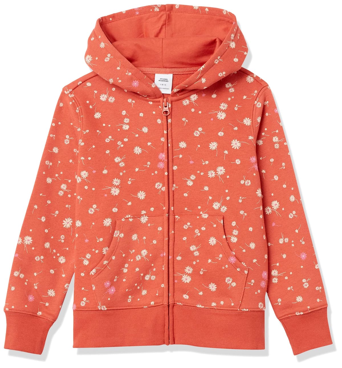 Amazon Essentials Niñas Sudadera de Forro Polar con Capucha y Cremallera — view 7