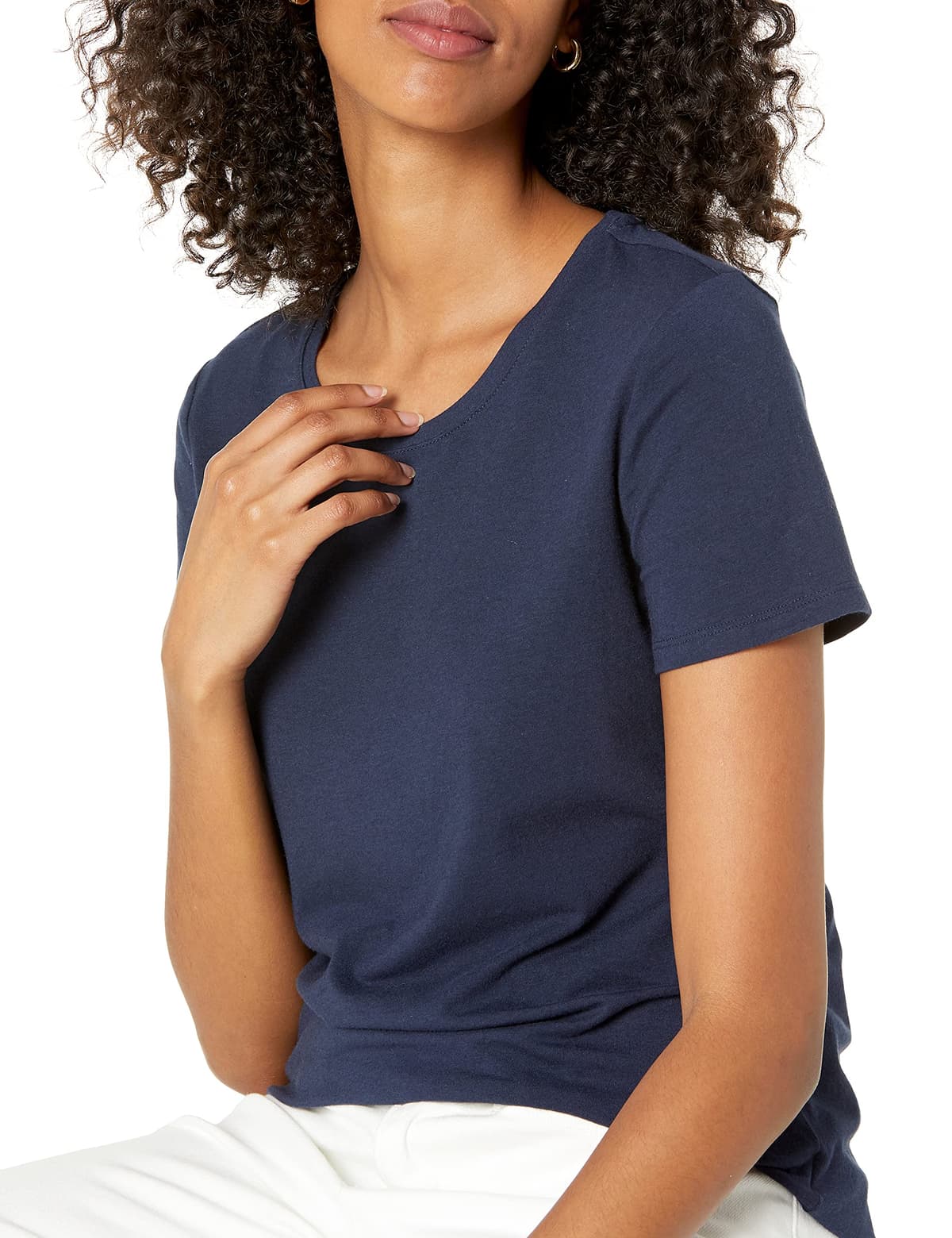 Amazon Essentials Mujer Camiseta Elástica de Secado Rápido, Manga Corta y Cuello Redondo (Hay Tallas Grandes) — view 4