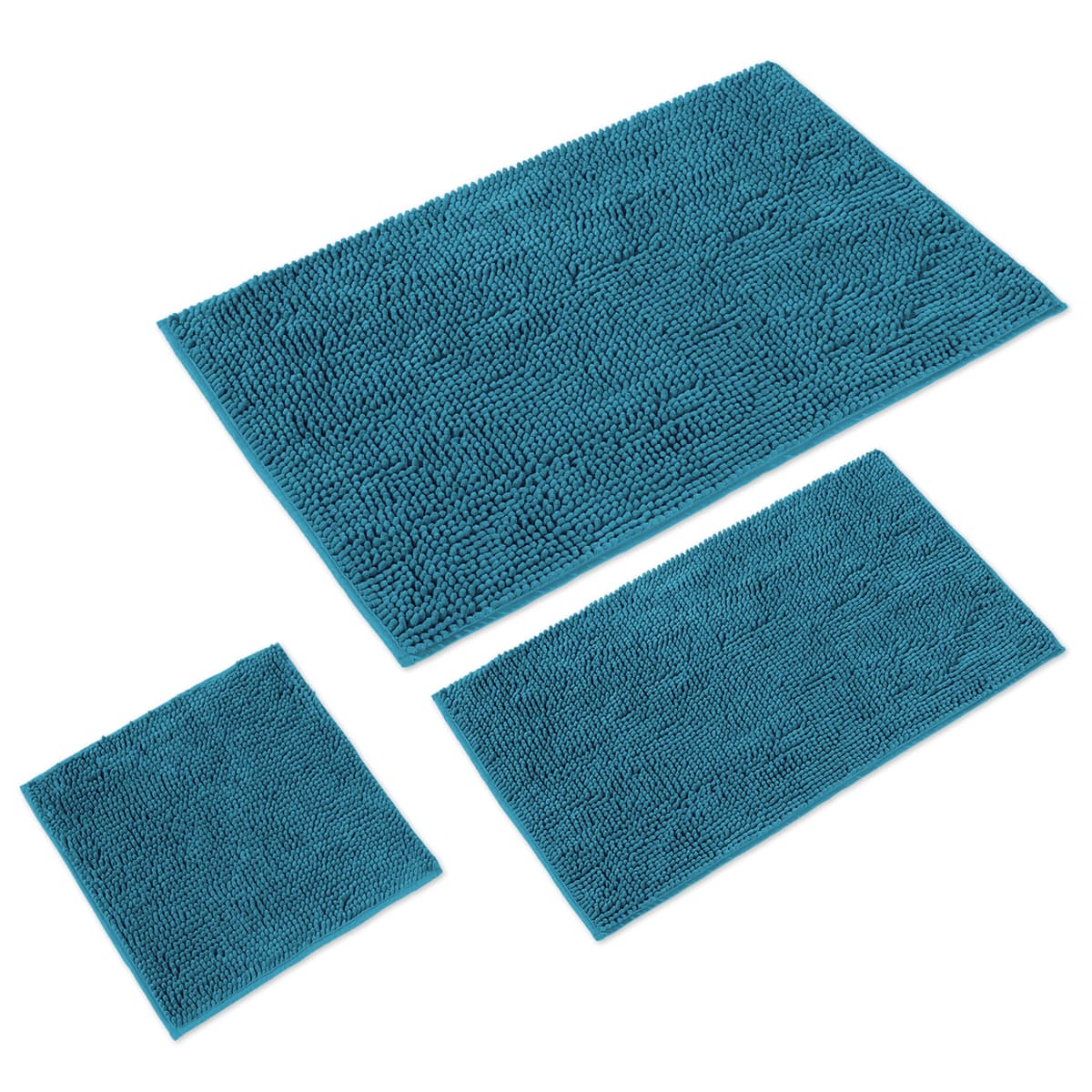 WohnDirect Alfombra Baño Gris 45x45cm • Alfombrilla baño Antideslizante y Lavable • Cómoda Y Súper Absorbente — view 44